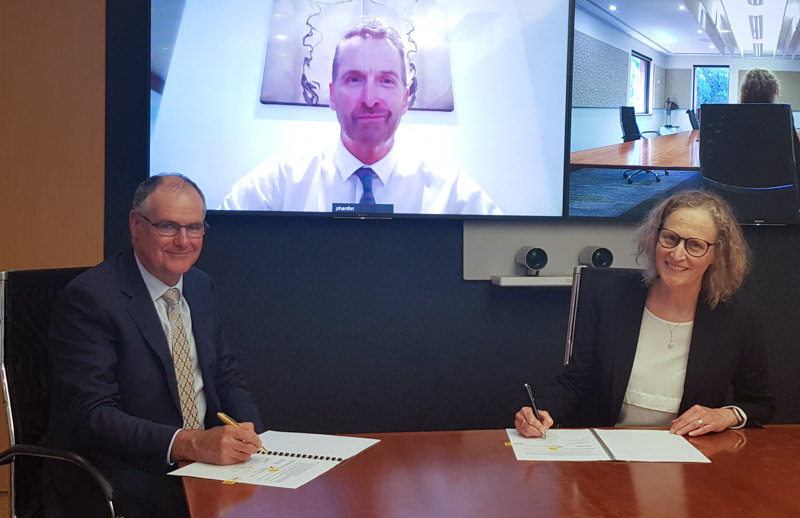 AIMS and Curtin MoU signing